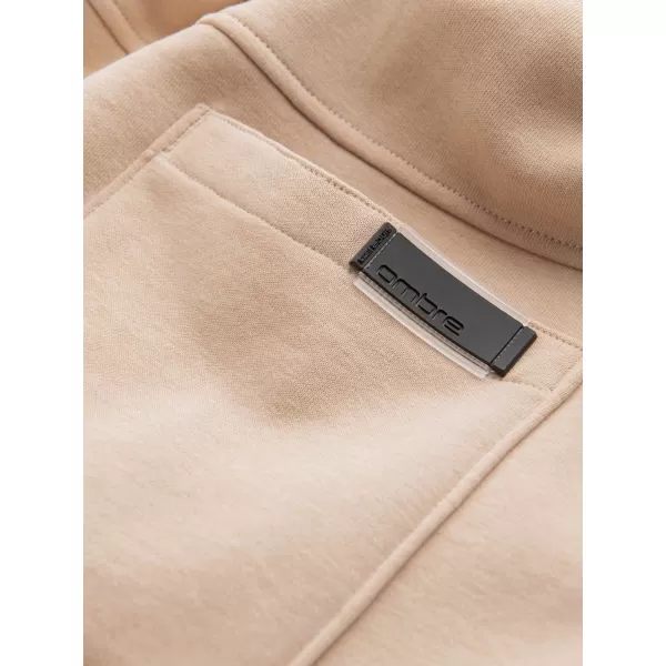  Pánské tepláky OMBRE OM-PABS-0174 BEIGE 