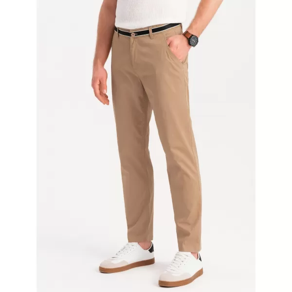  Pánské kalhoty OMBRE OM-PACP-0118 SAND 