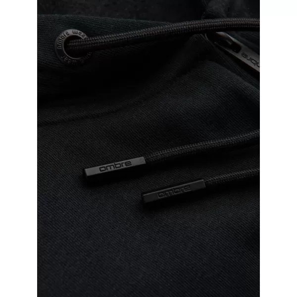  Pánská mikina OMBRE OM-SSBZ-0160 BLACK 