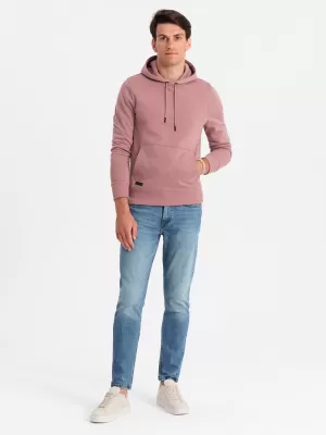 Pánská mikina OMBRE OM-SSBN-0161 DARK PINK