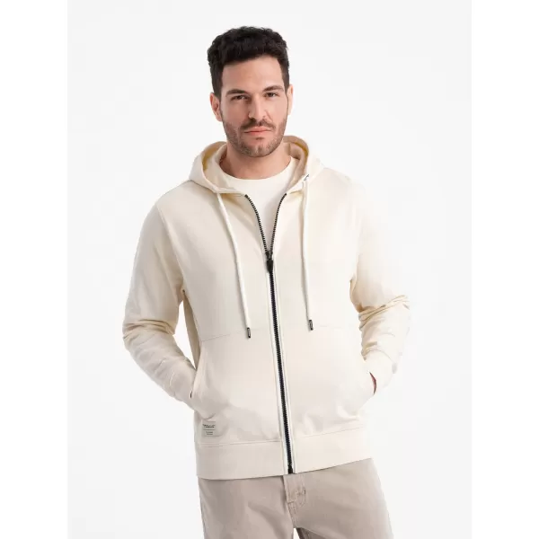  Pánská mikina OMBRE OM-SSBZ-0178 CREAM 