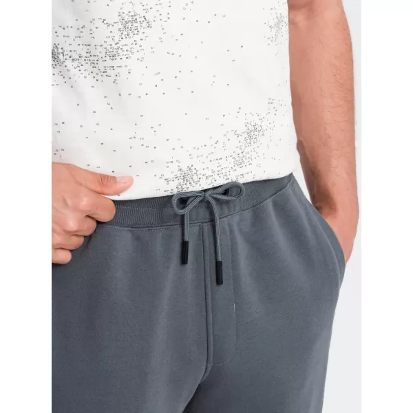  Pánské tepláky OMBRE OM-PABS-0174 GRAPHITE 
