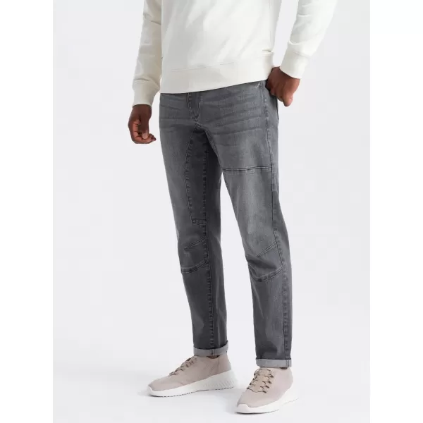 Pánské džíny OMBRE OM-PADP-0161 GRAY 