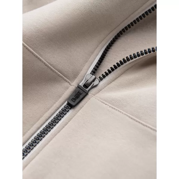  Pánská mikina OMBRE OM-SSBZ-0178 LIGHT BEIGE 