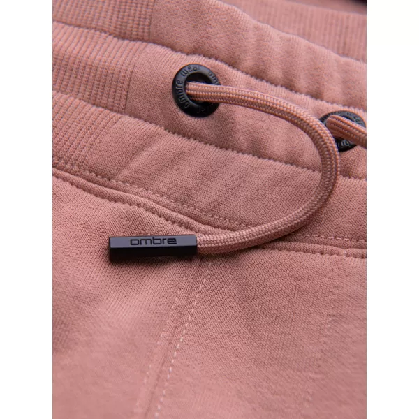  Pánské kraťasy OMBRE OM-SRBS-0149 DARK PINK 