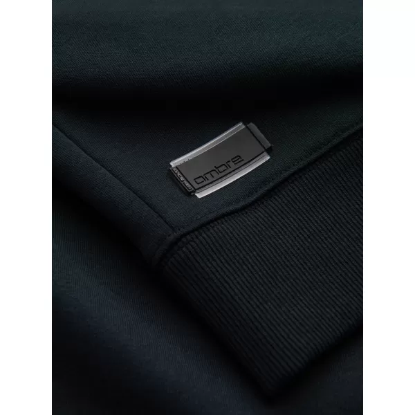  Pánská mikina OMBRE OM-SSBN-0159 BLACK 