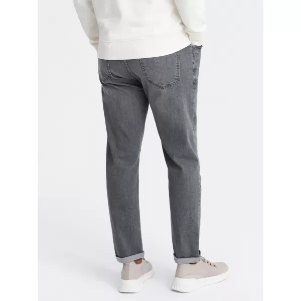  Pánské džíny OMBRE OM-PADP-0161 GRAY 
