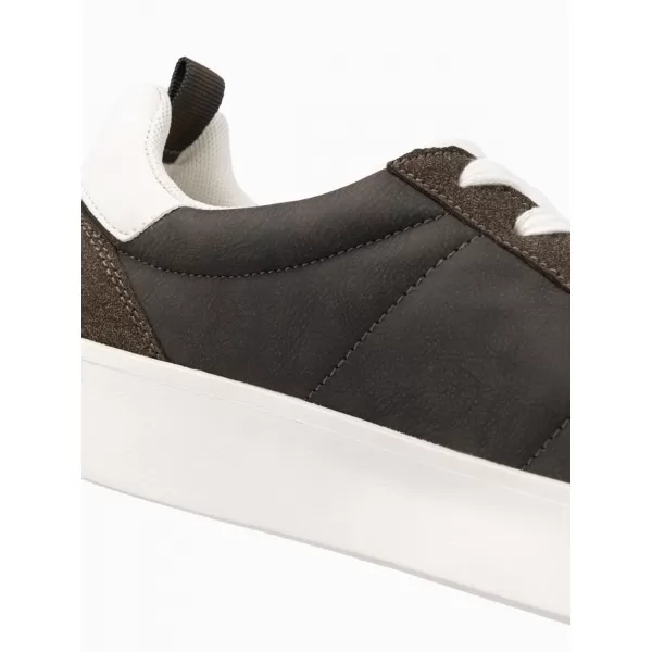  Pánské boty OMBRE OM-FOSL-0170 DARK BROWN 