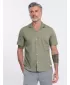 Pánská košile OMBRE OM-SHSS-0168 KHAKI