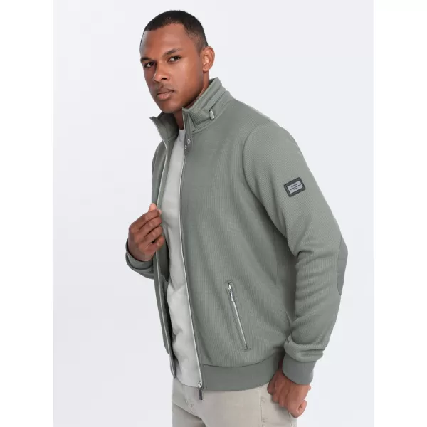  Pánská bunda OMBRE OM-JANP-0154 KHAKI 