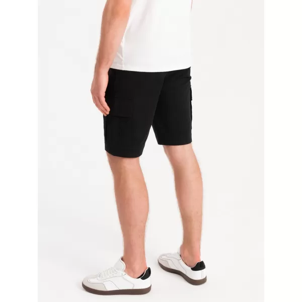  Pánské kraťasy OMBRE OM-SRCG-0133 BLACK 