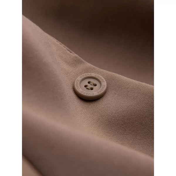  Pánské sako OMBRE OM-BLZB-0127 DARK BEIGE 