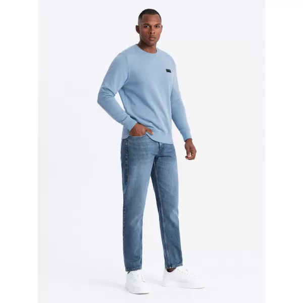  Pánská mikina OMBRE OM-SSNZ-0136 BLUE 