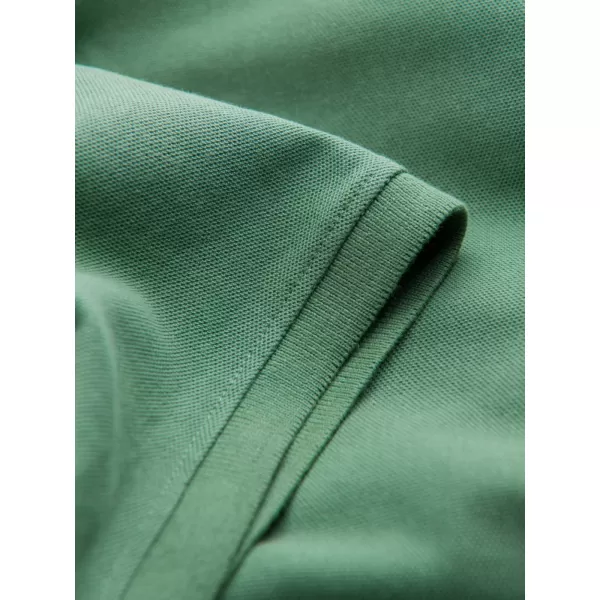  Pánské triko s límečkem OMBRE OM-POBS-0100 GREEN 