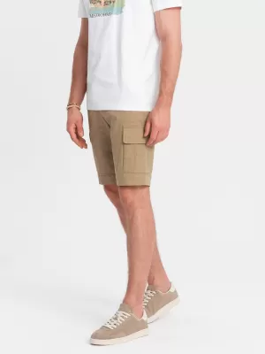 Pánské kraťasy OMBRE OM-SRCG-0133 SAND