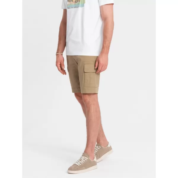  Pánské kraťasy OMBRE OM-SRCG-0133 SAND 