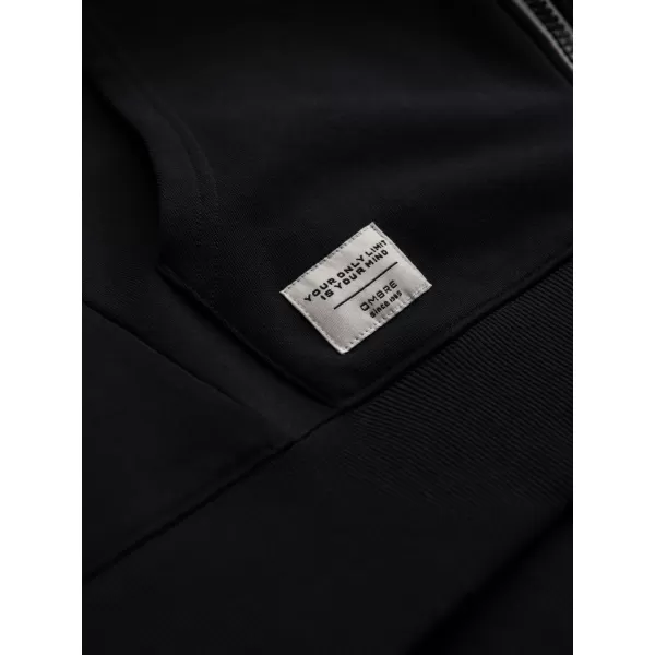  Pánská mikina OMBRE OM-SSBZ-0178 BLACK 