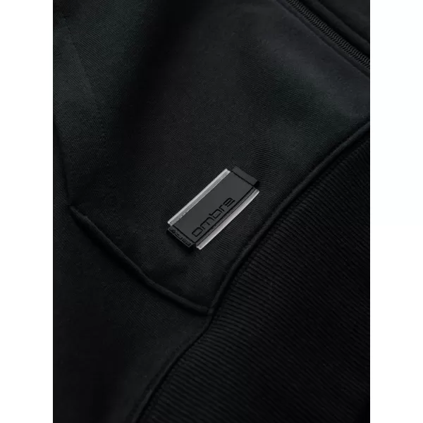  Pánská mikina OMBRE OM-SSBZ-0160 BLACK 