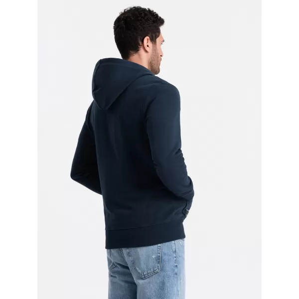  Pánská mikina OMBRE OM-SSBZ-0160 NAVY BLUE 
