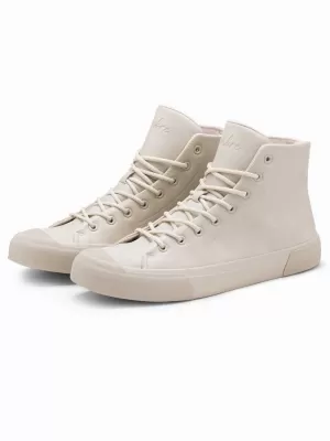 Pánské boty OMBRE OM-FOSH-0138 CREAM