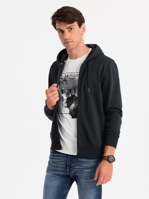 Pánská mikina OMBRE OM-SSBZ-0160 BLACK