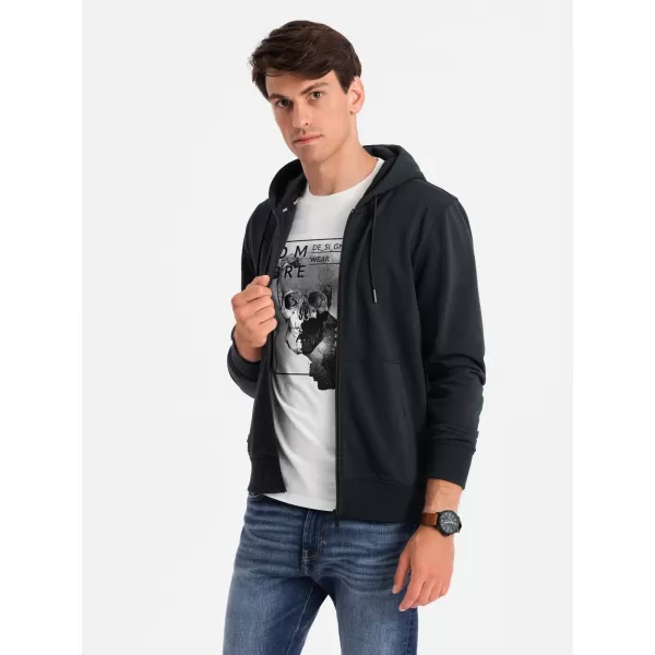  Pánská mikina OMBRE OM-SSBZ-0160 BLACK 
