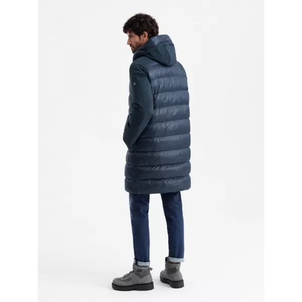  Pánská bunda OMBRE OM-JALJ-0165 NAVY BLUE 