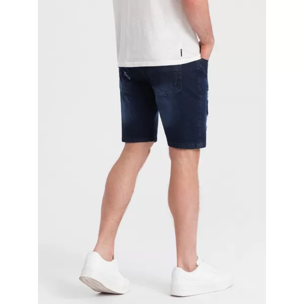  Pánské kraťasy OMBRE OM-SRDS-0146 DARK BLUE 