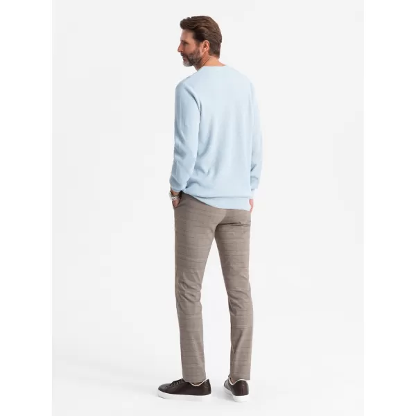  Pánský svetr OMBRE OM-SWSW-0142 BLUE 