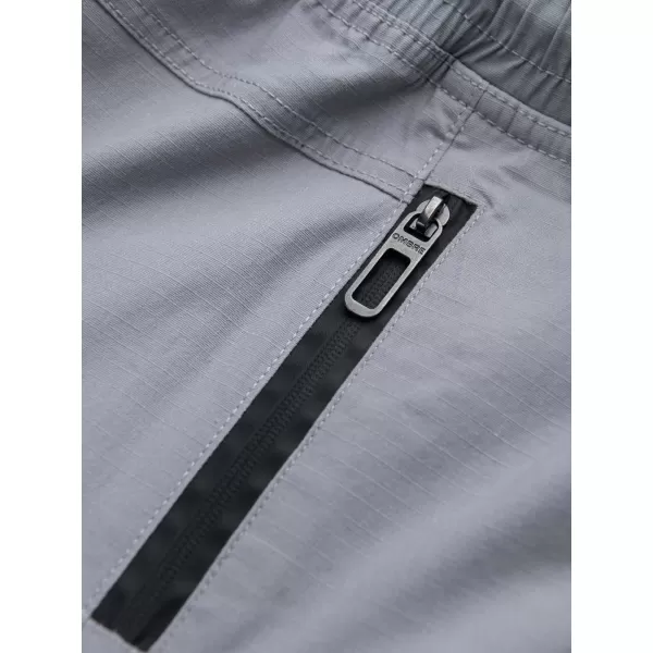  Pánské kalhoty OMBRE OM-PAJO-0135 LIGHT GREY 
