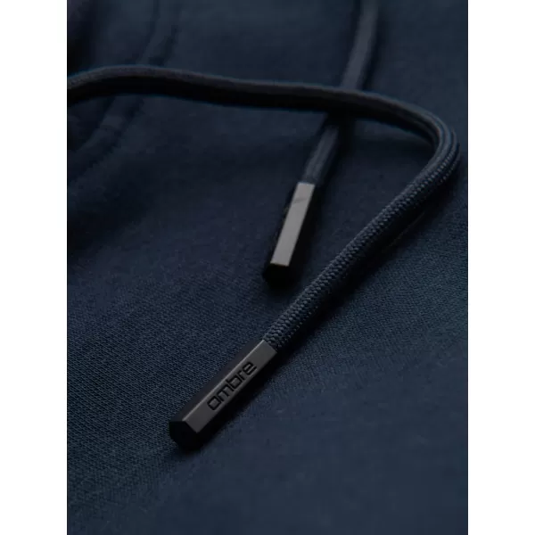  Pánská mikina OMBRE OM-SSBN-0161 NAVY BLUE 