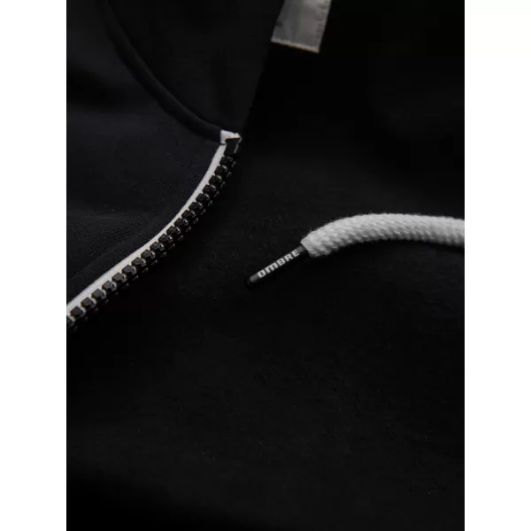  Pánská mikina OMBRE OM-SSBZ-0178 BLACK 