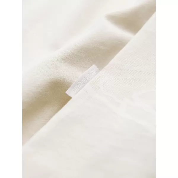  Pánské triko OMBRE OM-TSFP-0184 CREAM 