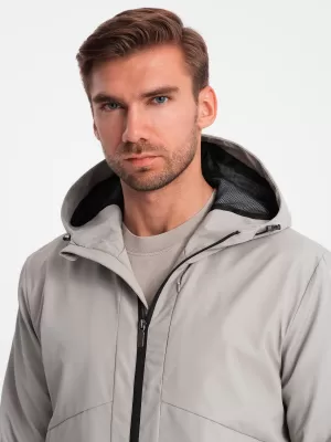 Pánská bunda OMBRE OM-JANP-0149 GREY