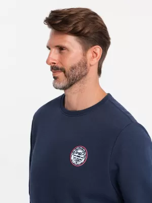 Pánská mikina OMBRE OM-SSNZ-0134 NAVY BLUE