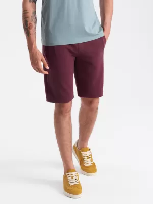 Pánské kraťasy OMBRE OM-SRBS-0149 MAROON