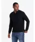 Pánské triko OMBRE OM-POLS-0131 BLACK