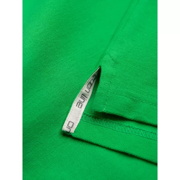 Pánské triko s límečkem OMBRE OM-POBS-0100 NEON GREEN 