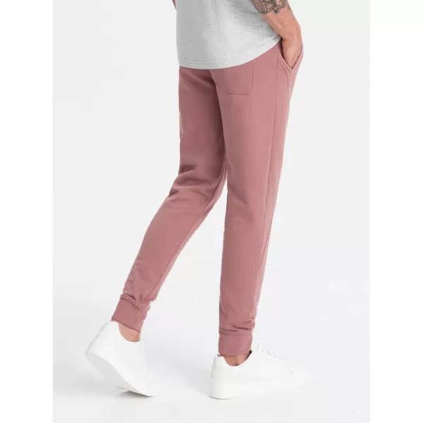  Pánské tepláky OMBRE OM-PABS-0174 DARK PINK 