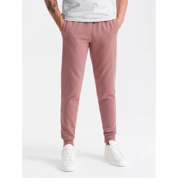  Pánské tepláky OMBRE OM-PABS-0174 DARK PINK 