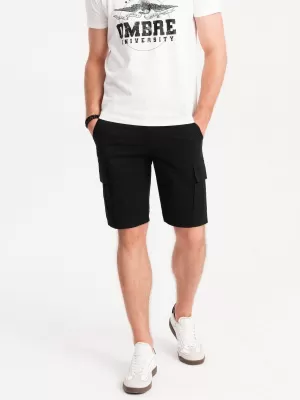 Pánské kraťasy OMBRE OM-SRCG-0133 BLACK