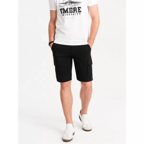  Pánské kraťasy OMBRE OM-SRCG-0133 BLACK 