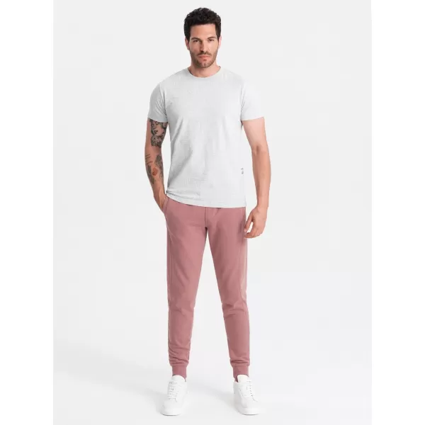  Pánské tepláky OMBRE OM-PABS-0174 DARK PINK 