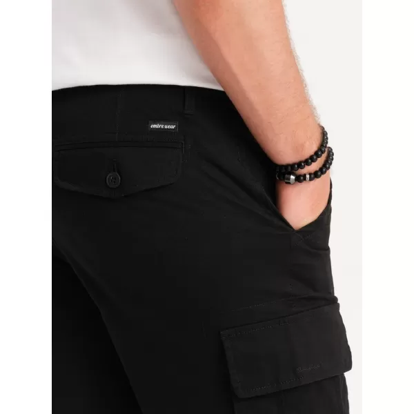  Pánské kraťasy OMBRE OM-SRCG-0133 BLACK 