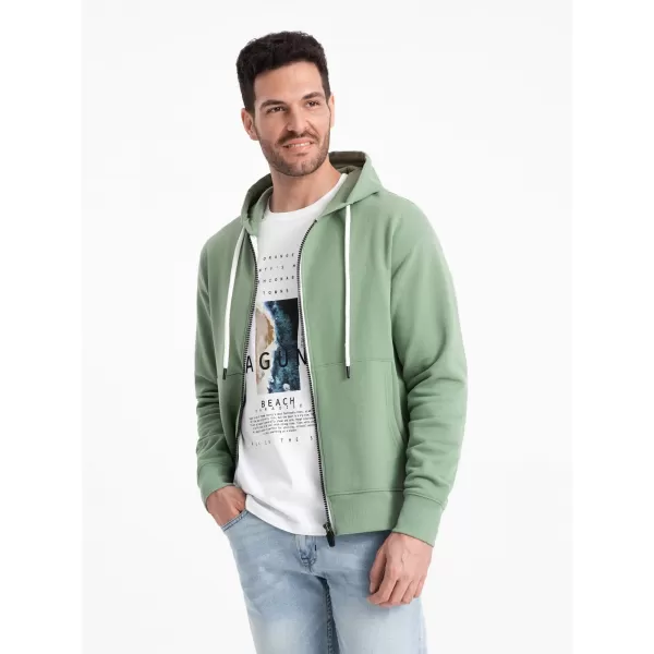  Pánská mikina OMBRE OM-SSBZ-0178 GREEN 