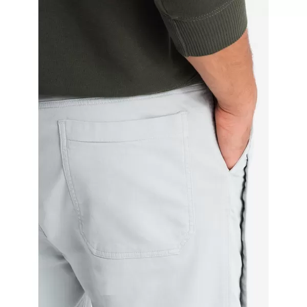  Pánské tepláky OMBRE OM-PAJO-0202 LIGHT GREY 