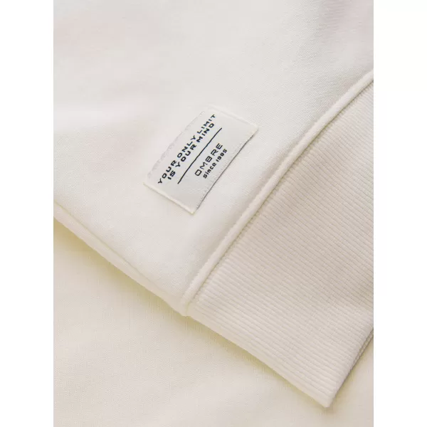  Pánská mikina OMBRE OM-SSBN-0175 CREAM 