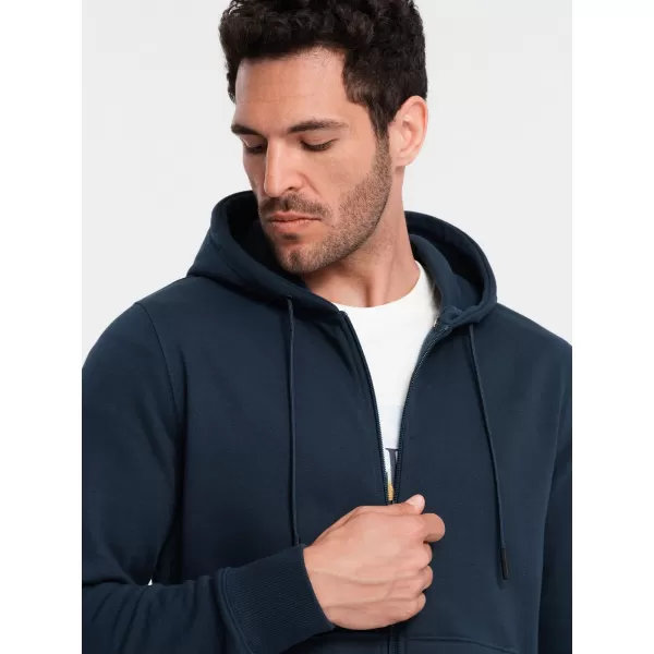  Pánská mikina OMBRE OM-SSBZ-0160 NAVY BLUE 