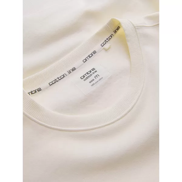  Pánská mikina OMBRE OM-SSBN-0175 CREAM 
