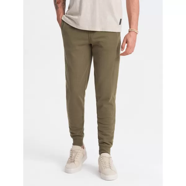  Pánské tepláky OMBRE OM-PABS-0174 OLIVE 
